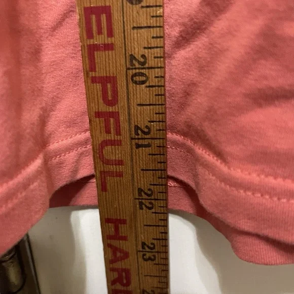 On Twelfth Women's Salmon T Shirt, Lace Sleeves, XL - Picture 6 of 6